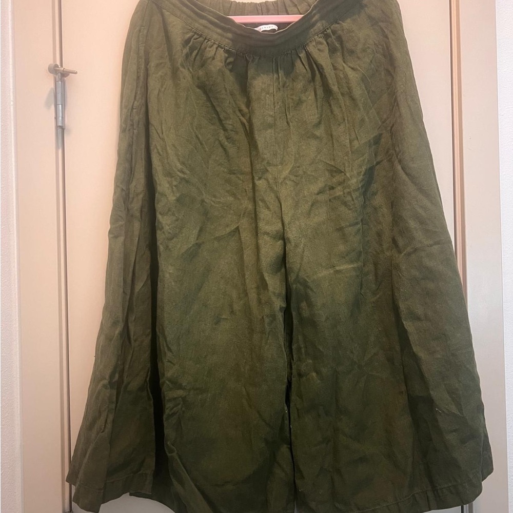 Women’s Olive Green Clementine Pants - Picture 2 of 5